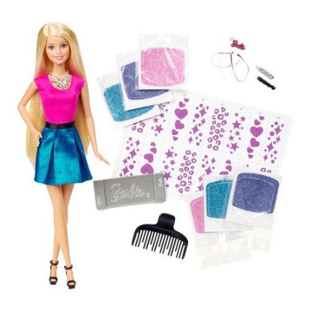 INGROSSO BARBIE CHIOMA GLITTER