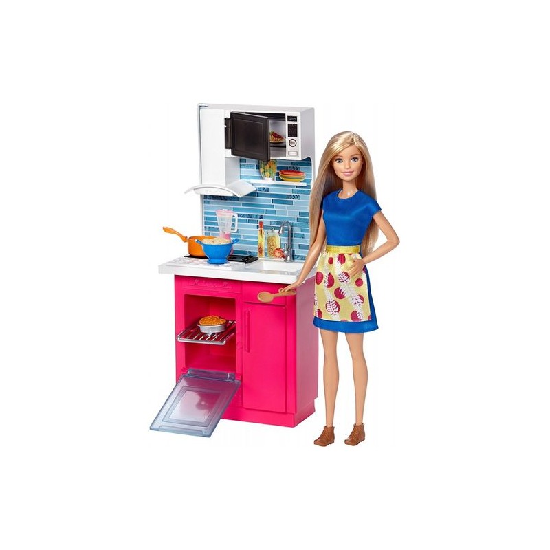 BARBIE E I SUOI ARREDAMENTI ASS.TO +3A MATTEL - 32.5X28X9CM - 2MODELLI+BAMBOLA EAN 0887961376791 INGROSSO BARBIE