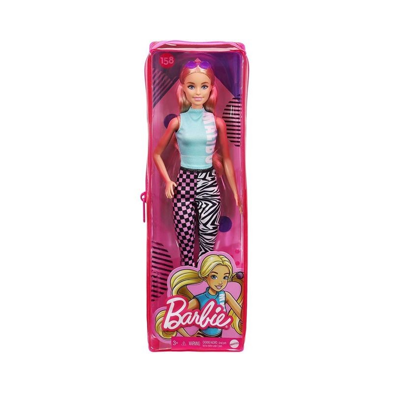 BARBIE FASHIONISTAS DOLL NEON LEOPARD SCATOLA BLISTERATA 32.5X12.5X6CM EAN 6947731044474 INGROSSO BARBIE