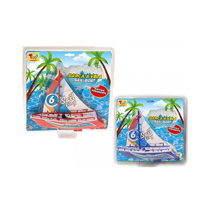 BARCA A VELA A BATTERIA 2 COL. EAN  INGROSSO GIOCHI DA EDICOLA