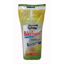 INGROSSO BICCHIERE ACQUA PLASTICA 200CC 2X50PZ B.