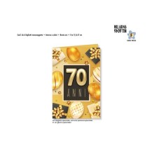 INGROSSO BIGLIETTI NUMERI SF.NERO PALL. ORO 70