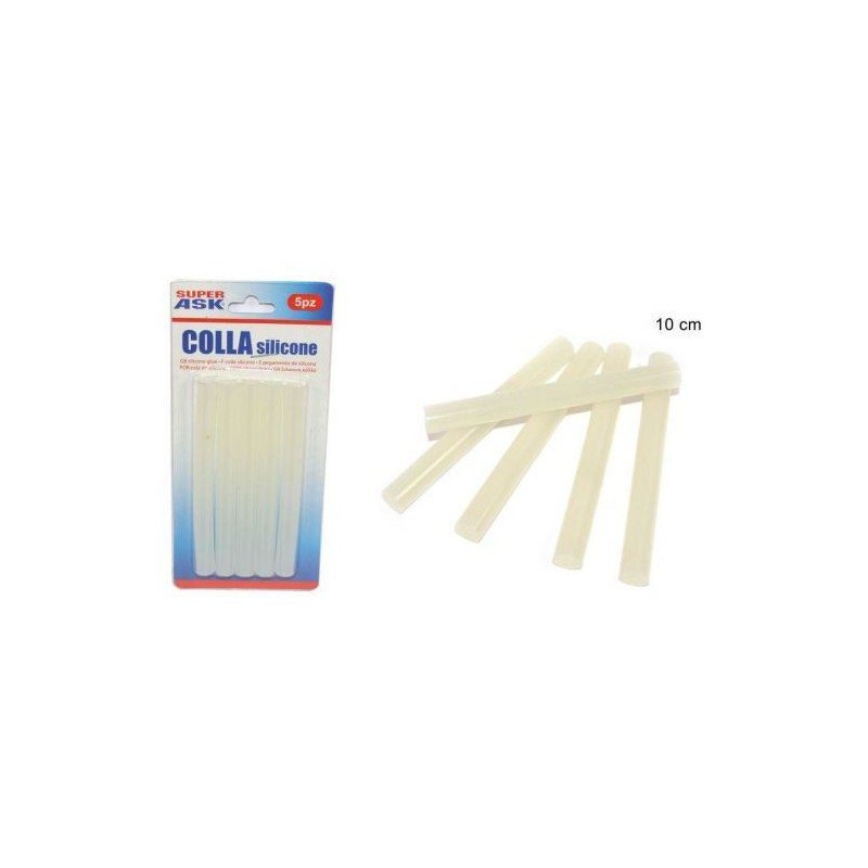 BLISTER 5 PZ COLLA SILICONE EAN 8034048056288 INGROSSO SILICONI E COLLE