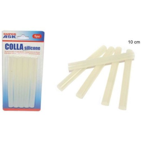 BLISTER 5 PZ COLLA SILICONE EAN 8034048056288 INGROSSO SILICONI E COLLE