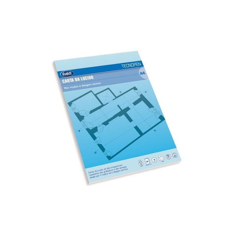 BLOCCO 75 LUCIDO 21X29,7 F10 A4 EAN 8007057425253 INGROSSO BLOCCHI DISEGNO