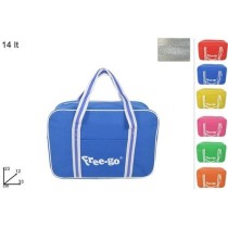 INGROSSO BORSA FRIGO MEDIA TINTA UNITA 6COL INT. ALLUMINIO