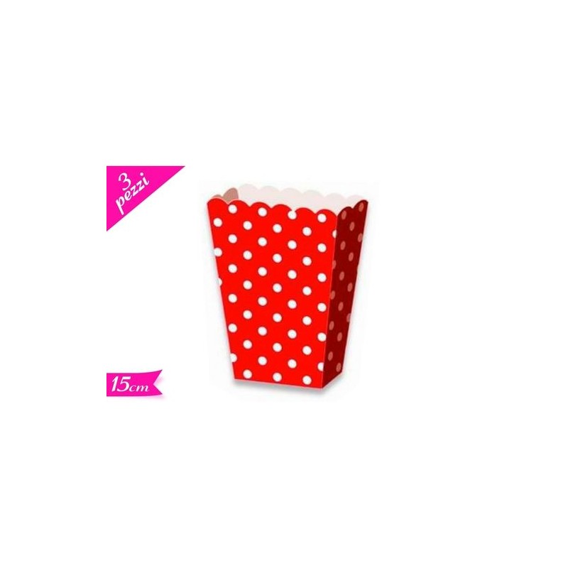 BOX POP CORN 3PZ EAN 8055329163471 INGROSSO ACCESSORI PARTY