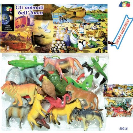 BUSTA GLI ANIMALI DELL'ARCA EAN  INGROSSO BUSTE ANIMALI GIOCATTOLO
