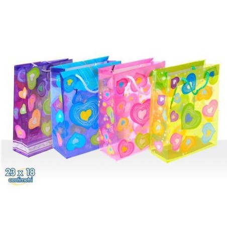 INGROSSO BUSTA MANICI CORDA DEC. CUORI PICC.