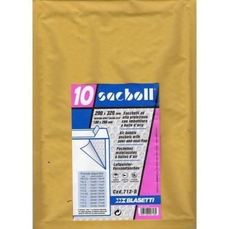 BUSTE SACBOLL E 220X260 (10) EAN 4009445022048 INGROSSO BUSTE E LETTERE