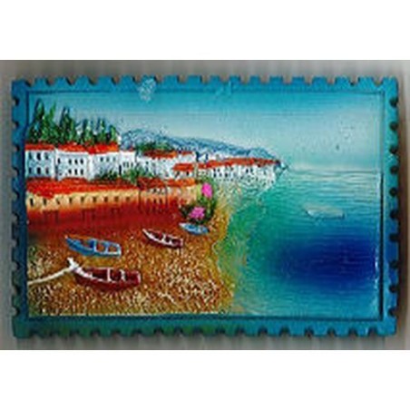 CALAMITA TAV. SMERL. PAESAGGI ASS. 7X4.5 EAN 8021296903099 INGROSSO CALAMITE SOUVENIR