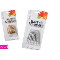 INGROSSO CANDELA 16PZ HAPPY BIRTHDAY ASS