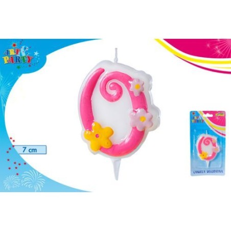 INGROSSO CANDELA C/FIORI N.0