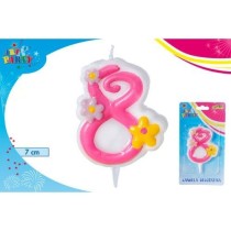 INGROSSO CANDELA C/FIORI N.8