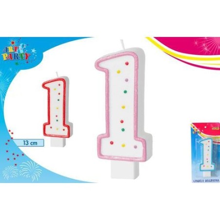 INGROSSO CANDELA CM.13 NUMERO 1