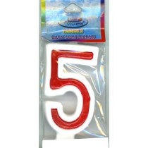 INGROSSO CANDELA N.5 ROSSA