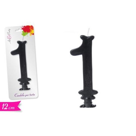INGROSSO CANDELA NUMERO 1 12CM N
