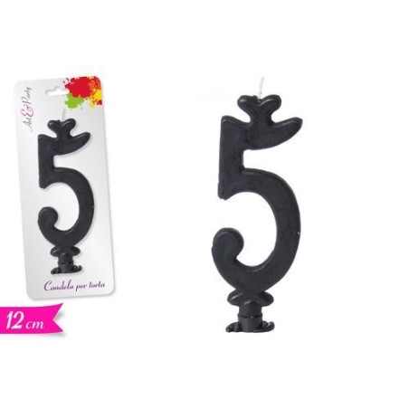 INGROSSO CANDELA NUMERO 5 12CM N