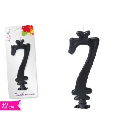 INGROSSO CANDELA NUMERO 7 12CM N