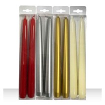 INGROSSO CANDELE CONICHE 2PZ COL