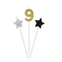 INGROSSO CANDELINE N.9 PZ.3 CM.1