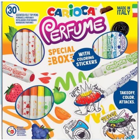 INGROSSO CARIOCA PERFUME SPECIAL 30PZ + STICKER
