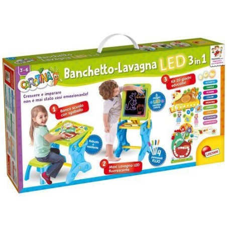 CAROTINA BANCHETTO LED GIOCO E IMPARO EAN 8008324077465 INGROSSO GIOCHI CREATIVI