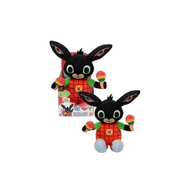 BING PELUCHE C/MARACAS EAN 8056379101772 INGROSSO GIOCHI PRIMA INFANZIA