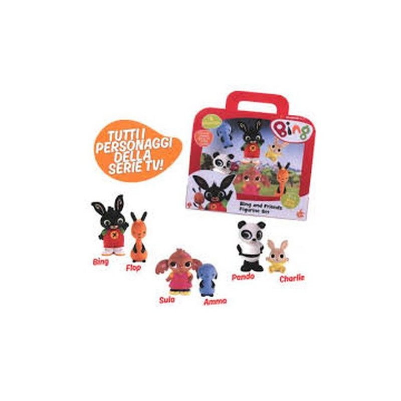 BING SET 6 PERSONAGGI EAN 8056379080008 INGROSSO PERSONAGGI CARTOON E DISNEY
