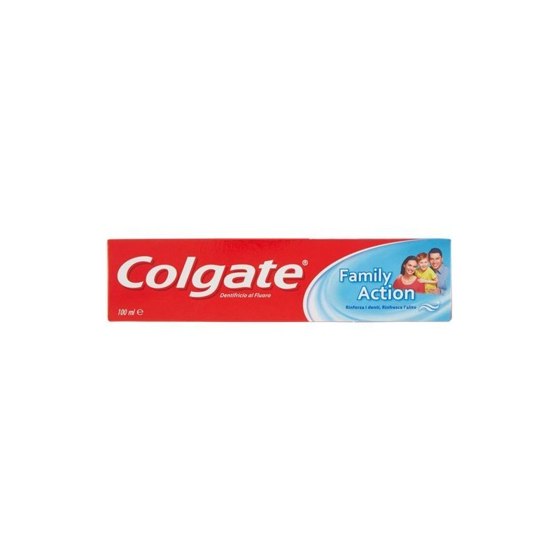COLGATE DENTIFRICIO 100 ML FAMILY ACTION EAN 8718951219786 INGROSSO ARTICOLI IGIENE ORALE