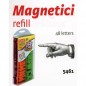 RICAMBI 48 LETTERE MAIUSCOLE MAGNETICHE 13X29X5CM EAN 8007905054611 INGROSSO QUERCETTI CHIODINI GIOCHI