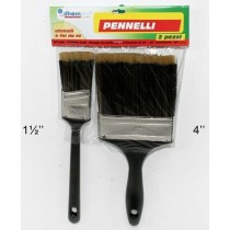 INGROSSO COPPIA PENNELLI PITTURA