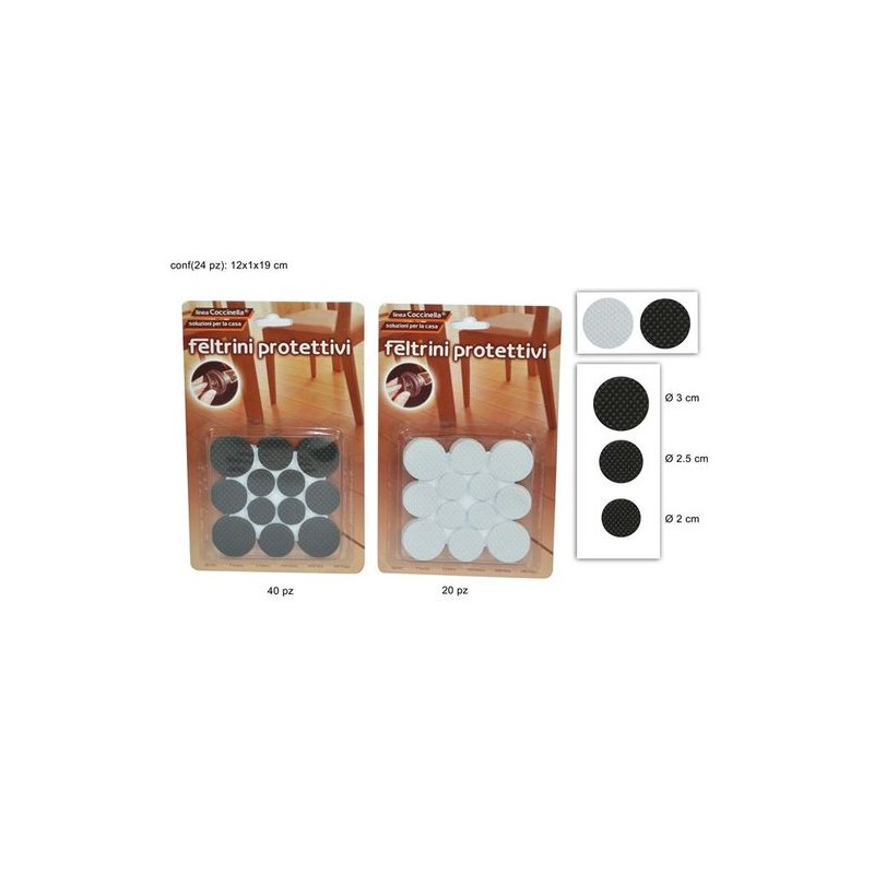 BLISTER 24 FELTRINI - 2ASS. EAN 8027501012174 INGROSSO FELTRINI