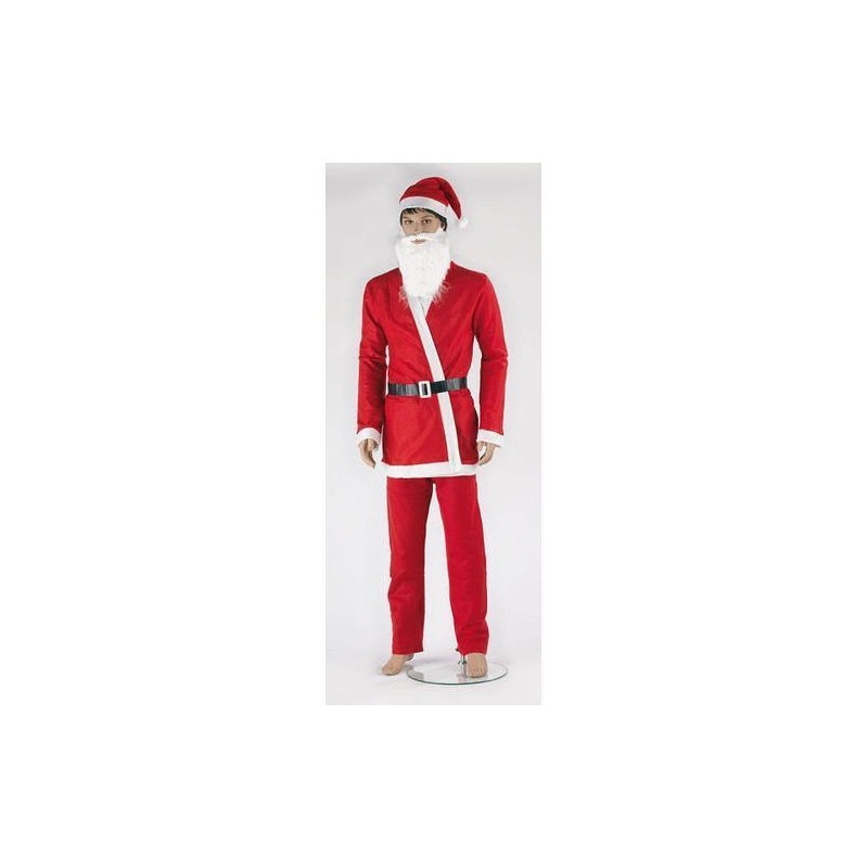 COSTUME BABBO NATALE IN PANNO LENCIO TAGLIA UNICA EAN 8711277661703 INGROSSO COSTUME BABBO NATALE ADULTI
