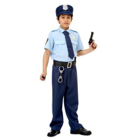 COSTUME POLIZIOTTO L EAN 8010362374284 INGROSSO COSTUMI CARNEVALE BAMBINO