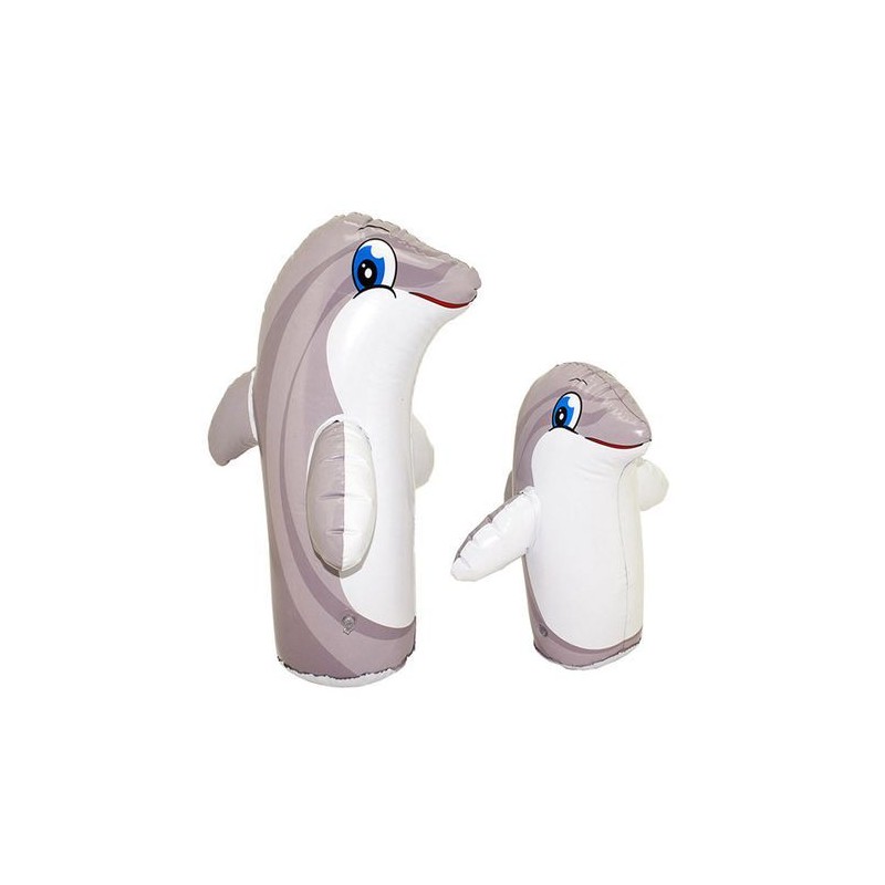 DELFINO CUCCIOLO SEMPREIMPIEDI 39 CM EAN 8031948090985 INGROSSO ANIMALI GONFIABILI