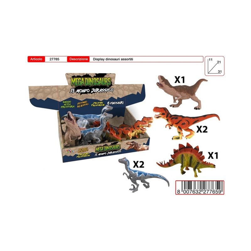 DINOSAURI ASS 27765 EAN 8007632277659 INGROSSO GIOCHI DA EDICOLA