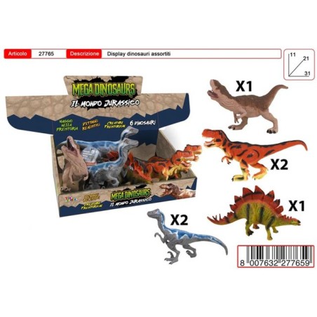 DINOSAURI ASS 27765 EAN 8007632277659 INGROSSO GIOCHI DA EDICOLA