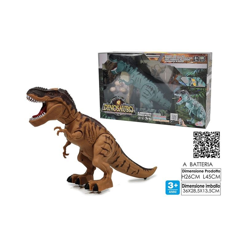 DINOSAURO C/PROIETT.B/O LU/SUO/MOV 2ASS EAN 8015361395841 INGROSSO ANIMALI GIOCATTOLO