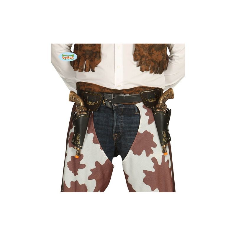 DOPPIA FONDINA CON PISTOLE, 29 CM EAN 8434077184493 INGROSSO SET E ACCESSORI TRAVESTIMENTI