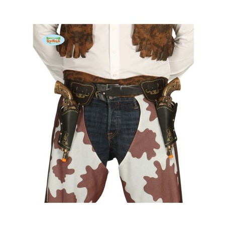 DOPPIA FONDINA CON PISTOLE, 29 CM EAN 8434077184493 INGROSSO SET E ACCESSORI TRAVESTIMENTI