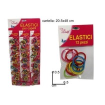 INGROSSO ELASTICI PICC. ECOLOG. COL. FORTI 12PZ