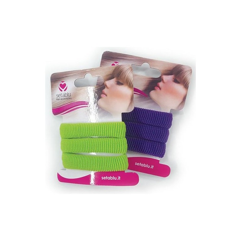 ELASTICO F-CODA COTONE MEDIO 3PZ COL. EAN 8051191430383 INGROSSO ELASTICI E FASCE PER CAPELLI