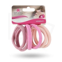 INGROSSO ELASTICO GLITTER FUN 6PZ COL. VARI