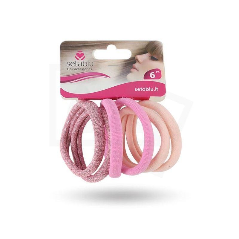 ELASTICO GLITTER FUN 6PZ COL. VARI EAN 8059174594725 INGROSSO ELASTICI E FASCE PER CAPELLI