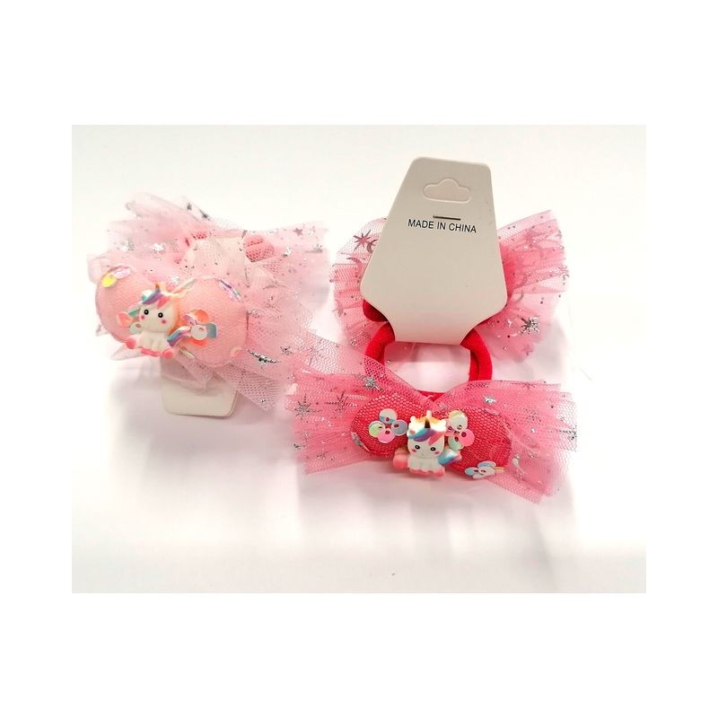 ELASTICO PER CAPELLI C/FIOCCO C/TULLE