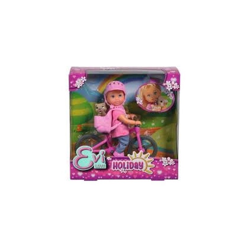 EVI LOVE HOLIDAY IN BICI C/CAGNOLINO EAN  INGROSSO BAMBOLE ECONOMICHE