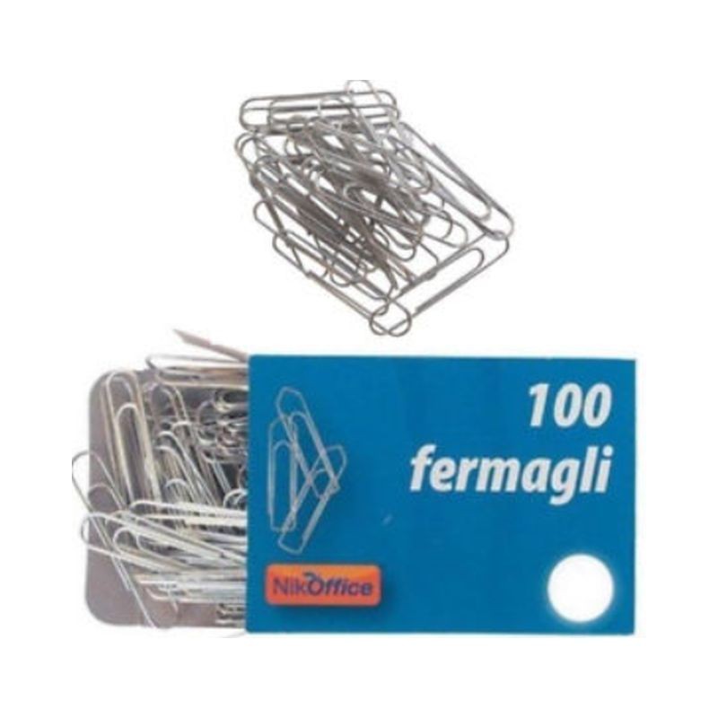 FERMAGLI METALLO N.4 mm.32 100PZ EAN 8033593002092 INGROSSO PUNTINE E FERMAGLI