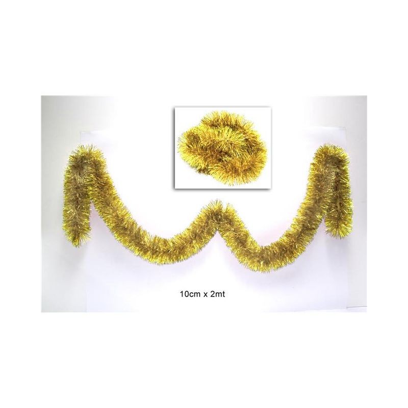 FILO ADDOBBO 10CM X 2MT ORO EAN 8033113134531 INGROSSO GHIRLANDE NATALIZIE