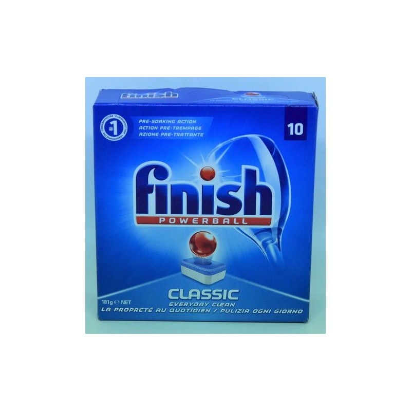 FINISH POWERBALL 10 TABS CLASSIC EAN 5011417558324 INGROSSO DETERSIVI